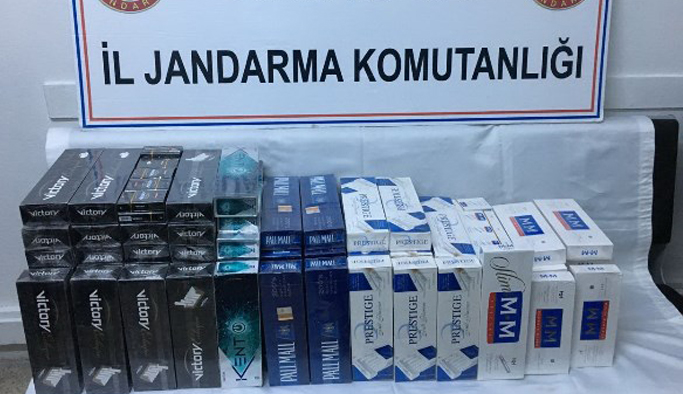 Otobüste sigara kaçakçılığı