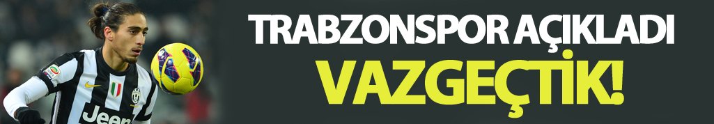 Trabzonspor Caceres'ten vazgeçti