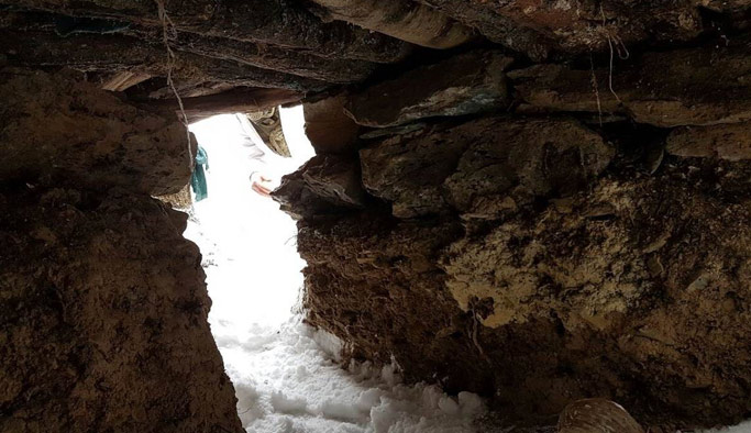 Teröristlere ait 19 sığınak bulundu