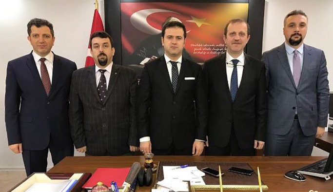 KTÜ MYO Yönetiminden Of Kaymakamına ziyaret