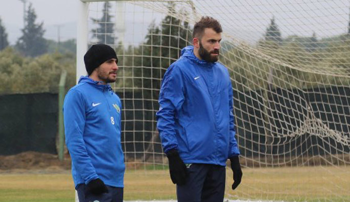 Mustafa Yumlu Akhisar'la idmanda