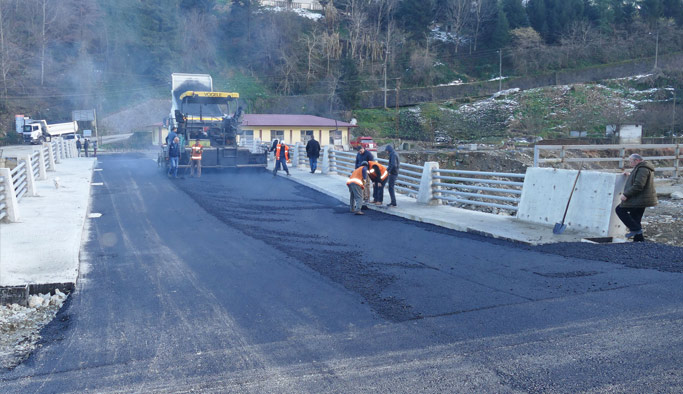 Trabzon'da o köprü hizmete girdi!