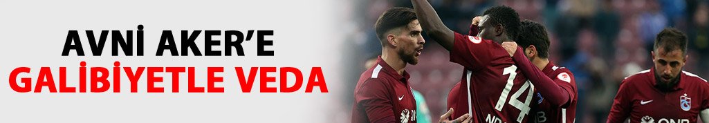 Trabzonspor Avni Aker'deki son maçı kazandı
