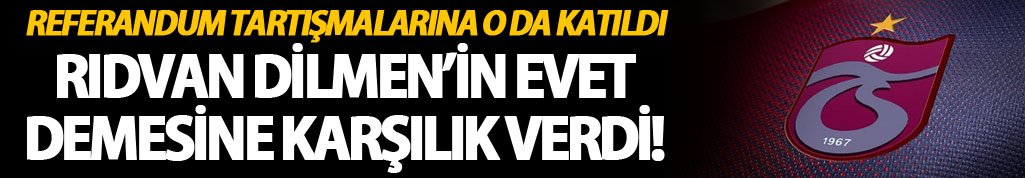 Trabzonspor'un başbakanı "hayır" dedi!