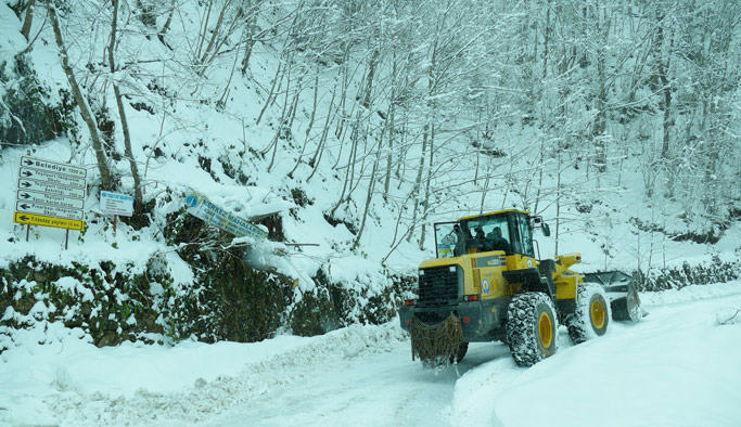 Doğu Karadeniz'de 1078 yol ulaşıma kapalı!