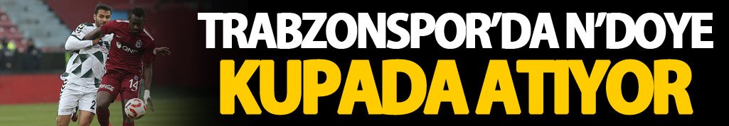 Trabzonspor'da N'Doye kupada atıyor!