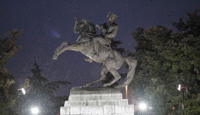 Samsun'da yoğun kar yağışı