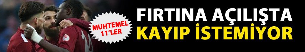 Trabzonspor ilk maçta galibiyet istiyor