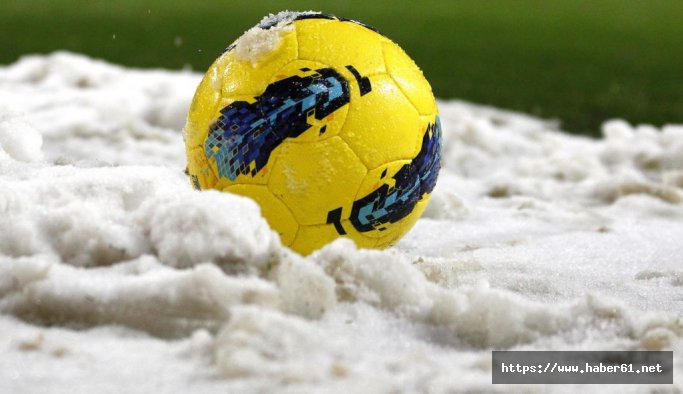 Trabzon'da yerel futbol maçları kar yağışı nedeniyle iptal edildi