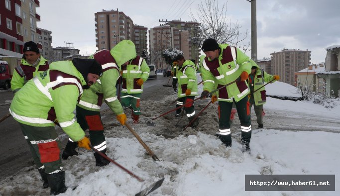 Trabzon'da kar seferberliği başladı
