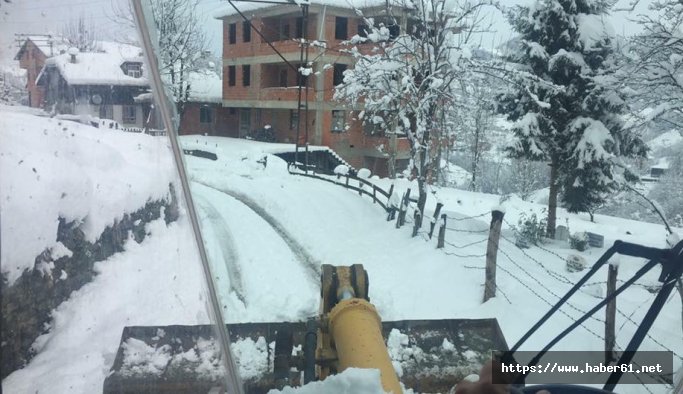Of'ta karla mücadele ediliyor