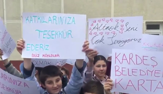 Trabzon Düzköy'e kardeş eli