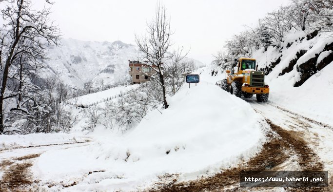 Ordu'da kar kalınlığı 1 metreyi geçti