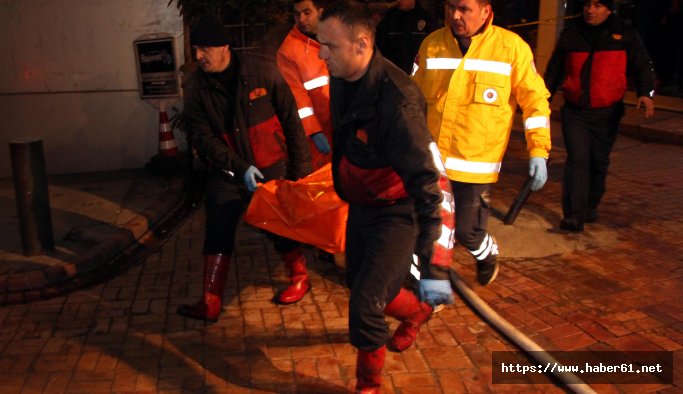 Genç adam yangından kurtulamadı