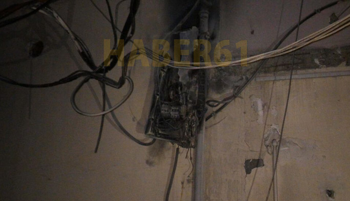 Trabzon'da hastane yanında patlama korkuttu