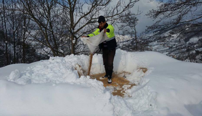 Akçaabat'ta onları unutmadılar!
