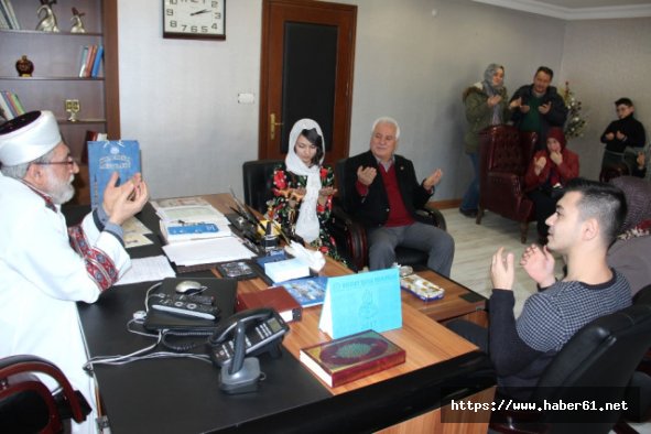 Ukraynalı gelin ihtida töreniyle müslüman oldu