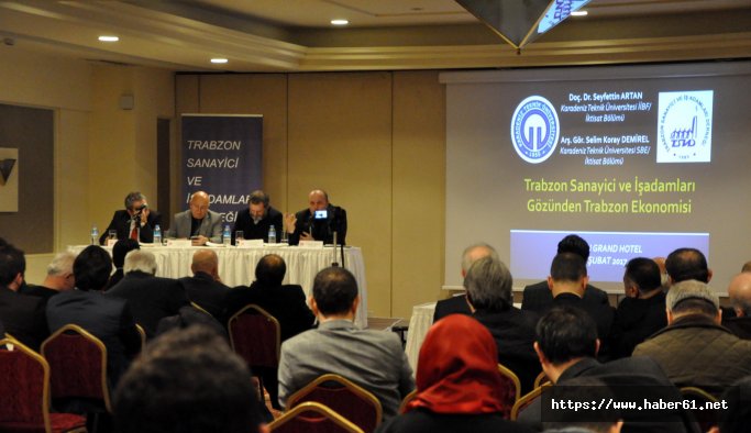 Trabzon'da gazeteciler ve iş adamları kent ekonomisini konuştu