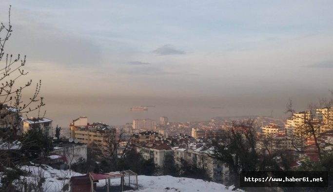 Trabzon'da hava yine bildiğiniz gibi kirli...