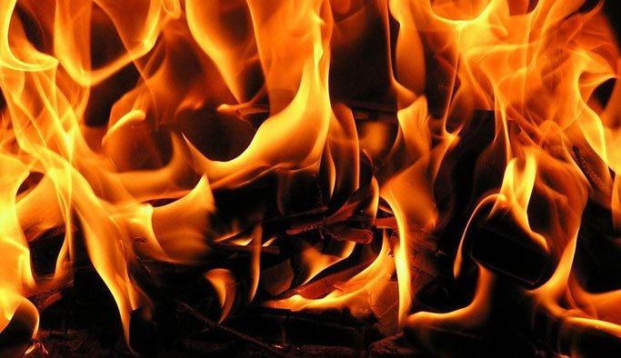 Saunada yangın: 3 ölü