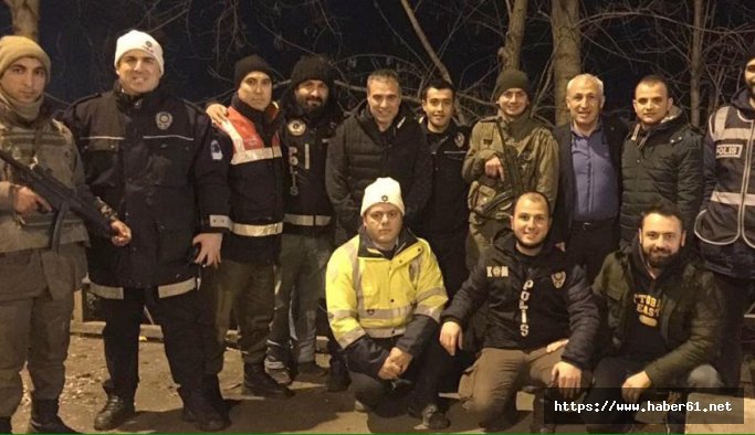 Trabzonspor'dan güvenlik güçlerine moral ziyareti