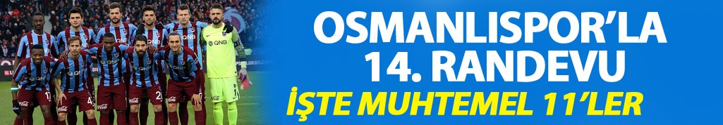 Trabzonspor'da 14. randevu