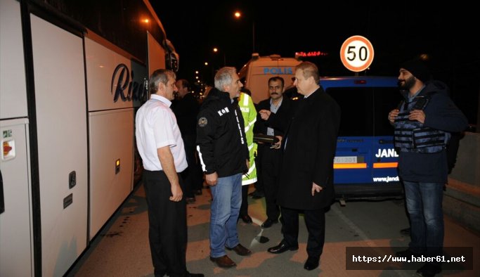 Trabzon'da huzur operasyonuna Vali ziyareti