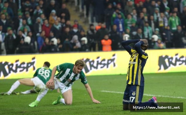Bursa Fener maçında kazanan yok!