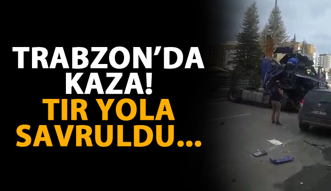 Yomra'da feci kaza!
