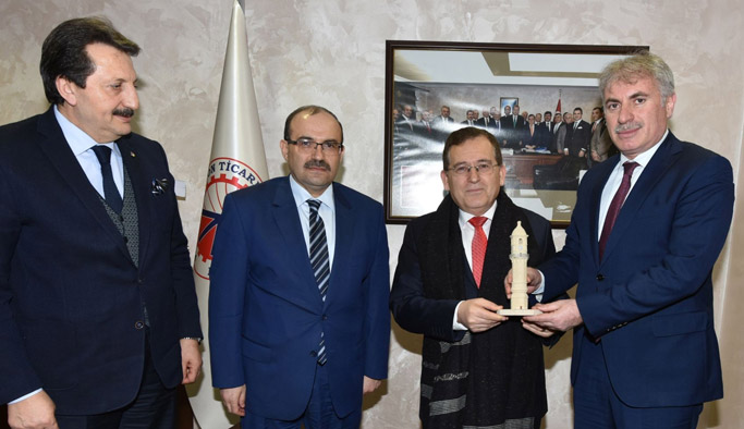 Bayburt'tan TTSO'ya ziyaret