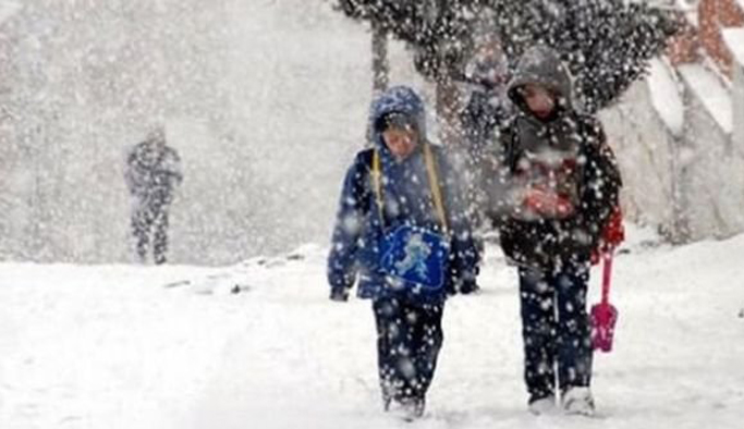 Kar yağışı Giresun'da eğitimi engelledi