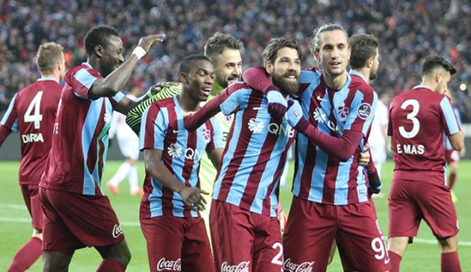 Trabzonspor kartta zirvede