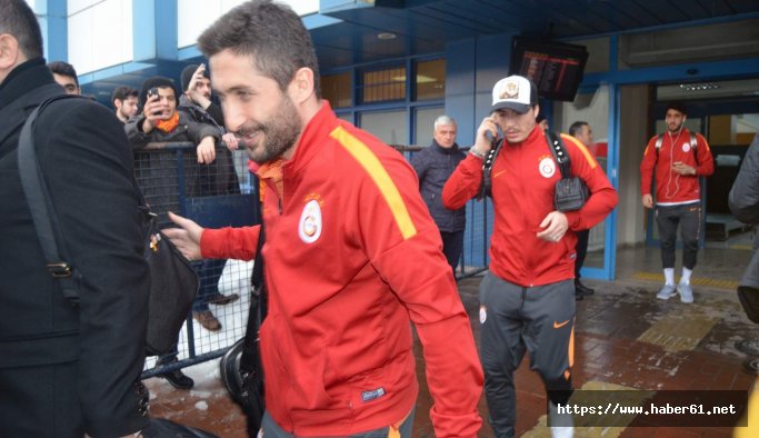Galatasaray kafilesi Trabzon'da