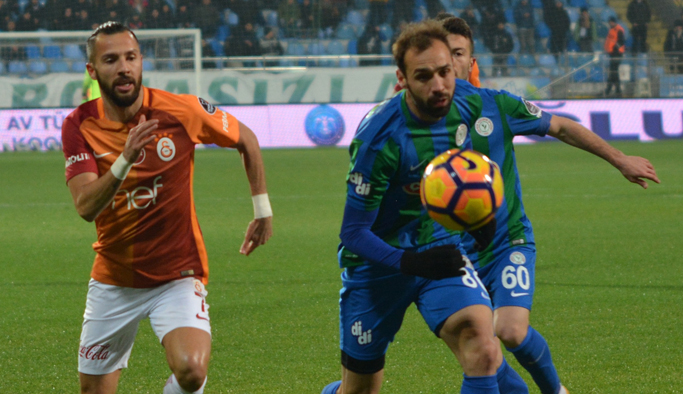 Rizespor Galatasaray ile berabere!