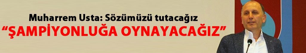 Usta: "Şampiyonluğa oynayacağız"