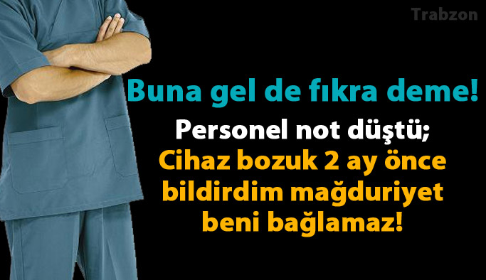 Buna gel de fıkra deme!