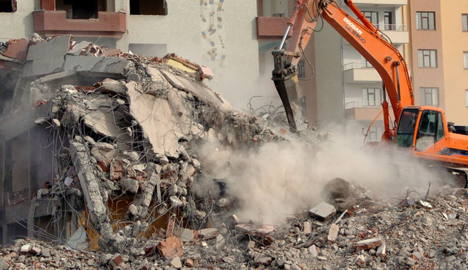 Trabzon'da 224 bina yıkıldı