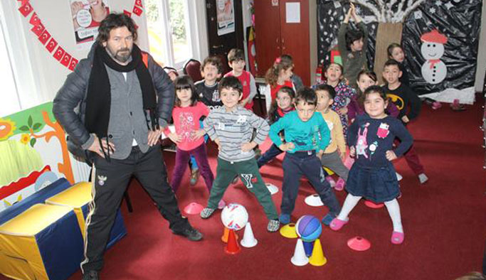 Trabzon'da Kardelen Anaokulunda miniklere spor aşılanıyor!