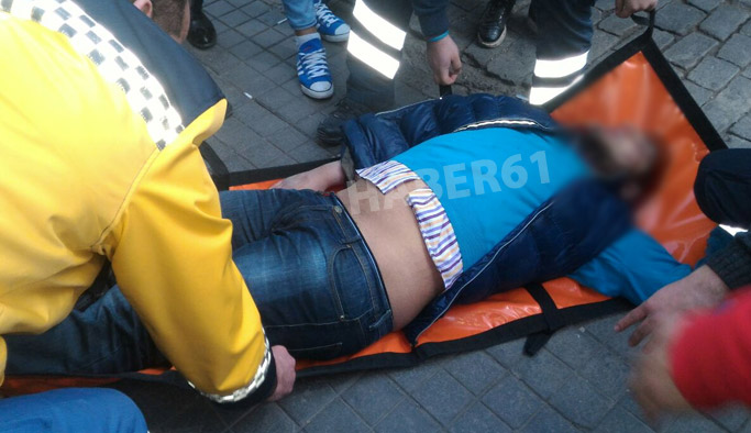 Trabzon'da korkutan anlar. 24.02.2017