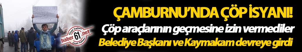 Çamburnu halkı isyan etti... Çöp araçlarının yolunu kesti