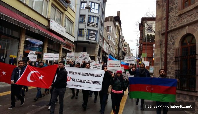 Öğrenciler 'Hocalı' için yürüdü