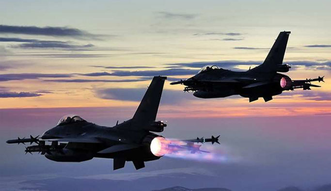 Kuzey Irak’a hava harekatı: 16 hedef imha edildi