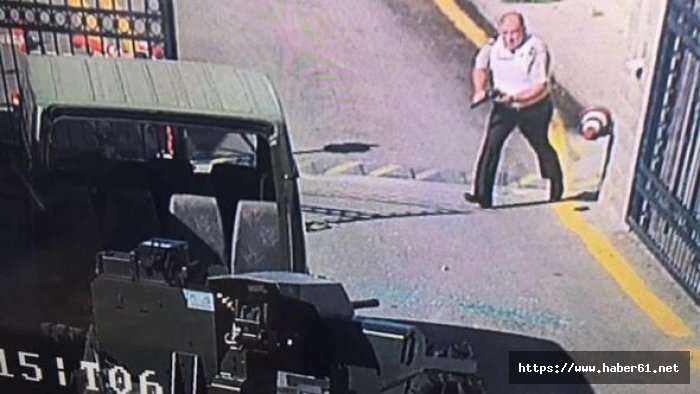 Rizeli general elinde silah ile böyle çatıştı