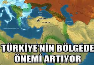 Türkiye'nin  önemi artıyor