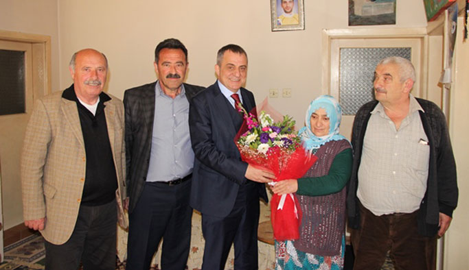 Başkan Sağıroğlu şehit annelerini unutmadı