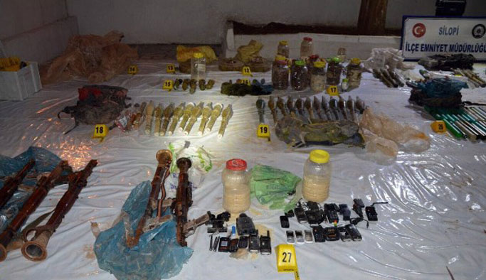 PKK’nın mühimmat deposu bulundu