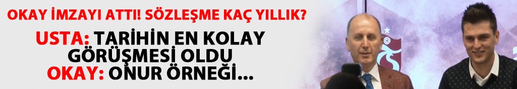 Okay Yokuşlu imzayı attı