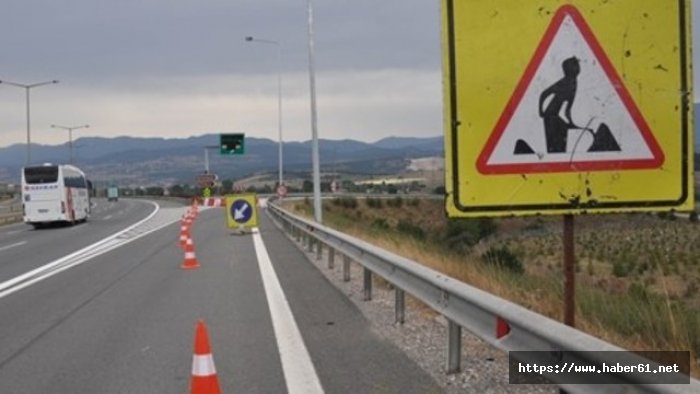 Giresun'da yol çalışması