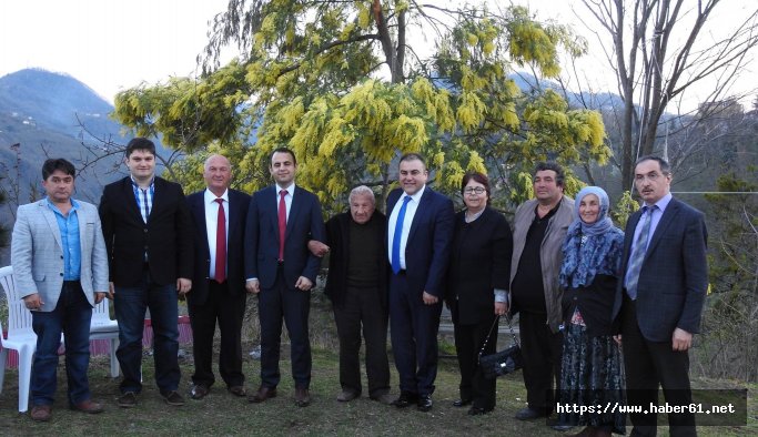 Giresun'da Şair Ahmet Kaçar’ı ziyaret ettiler