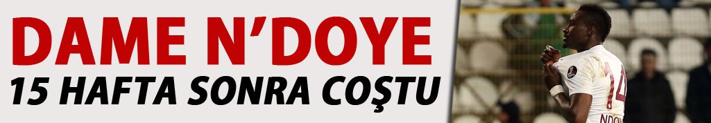 N'Doye 15 hafta sonra golle buluştu